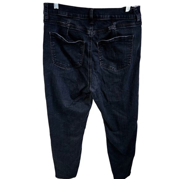 Celebrity Pink Size 13/31 Stretch Skinny Jean Black Distressed Thrashed Emo Punk - Picture 4 of 6